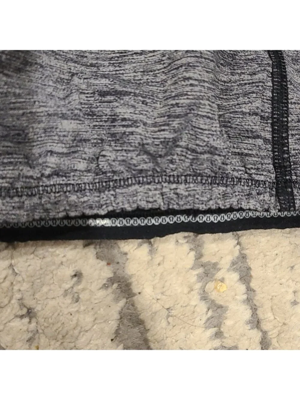 Lululemon Heathered Black Light Up Tank